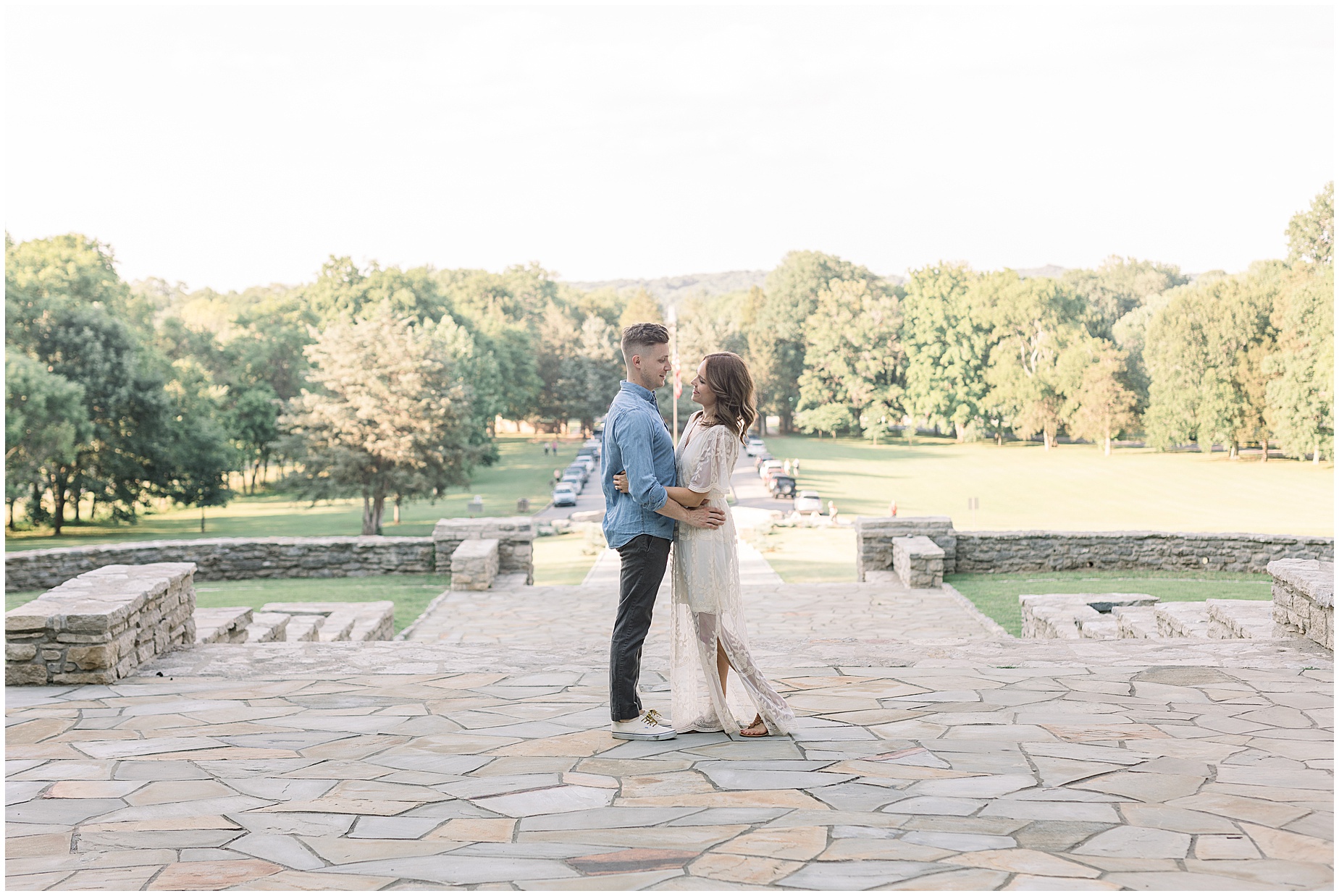 percy warner park engagement photography