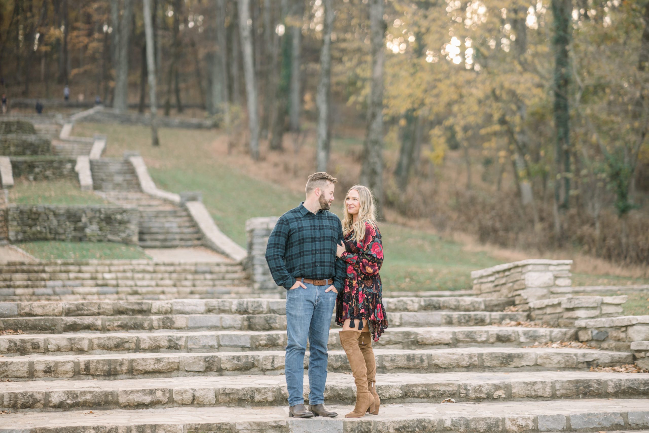 percy warner park engagement session